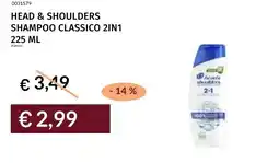 Prezzemolo e Vitale Head & shoulders shampoo classico 2in1 offerta