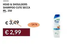 Prezzemolo e Vitale Head & shoulders shampoo cute secca offerta
