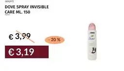Prezzemolo e Vitale Dove spray invisible care offerta