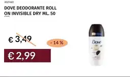 Prezzemolo e Vitale Dove deodorante roll on invisible dry offerta