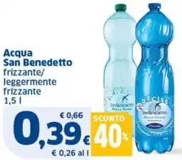 Sigma Acqua San Benedetto frizzante/ leggermente frizzante offerta