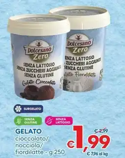 MD Discount Dolcesano gelato cioccolato/ nocciola/ fiordilatte offerta