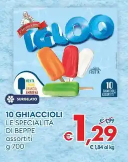 MD Discount 10 ghiaccioli le specialità di beppe offerta
