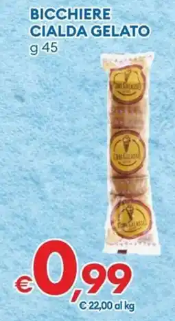 MD Discount Bicchiere cialda gelato offerta