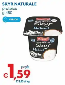 MD Discount Ehrmann skyr naturale proteico offerta