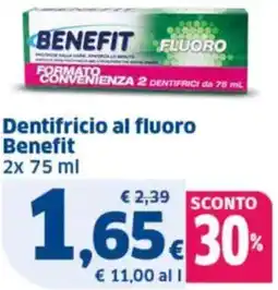 Sigma Dentifricio al fluoro Benefit offerta