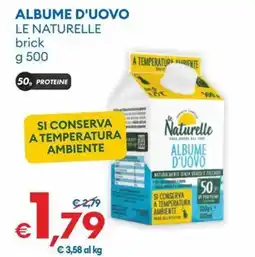 MD Discount Albume d'uovo le naturelle brick offerta
