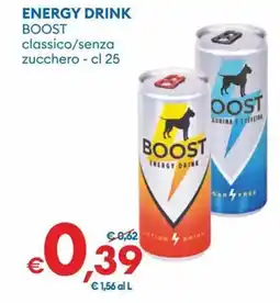 MD Discount Energy drink boost classico/senza zucchero offerta