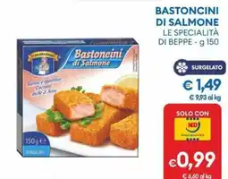 MD Discount Bastoncini di salmone le specialità di beppe offerta