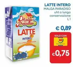 MD Discount Latte intero malga paradiso uht a lunga conservazione offerta