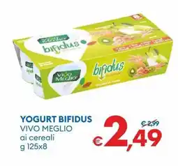 MD Discount Yogurt bifidus vivo meglio ai cereali offerta