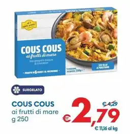 MD Discount Cous cous ai frutti di mare offerta