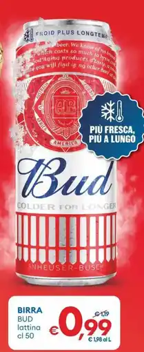 MD Discount Birra bud lattina offerta