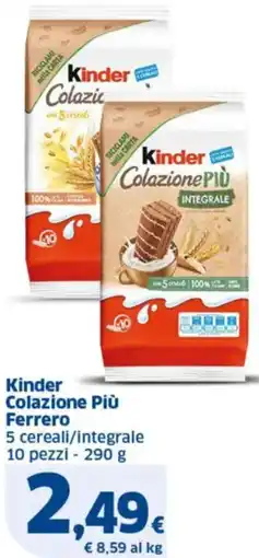 Sigma Kinder Colazione Più Ferrero offerta