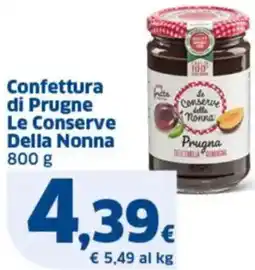 Sigma Confettura di Prugne Le Conserve Della Nonna offerta