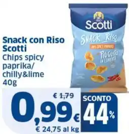 Sigma Snack con Riso Scotti offerta