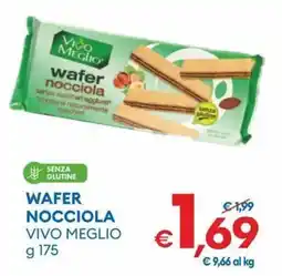 MD Discount Wafer nocciola VIVO MEGLIO offerta