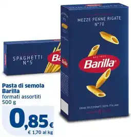 Sigma Pasta di semola Barilla offerta