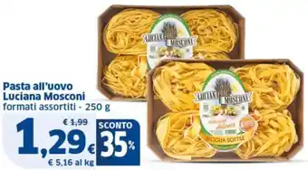 Sigma Pasta all'uovo Luciana Mosconi offerta