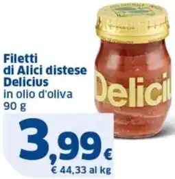 Sigma Filetti di Alici distese Delicius offerta