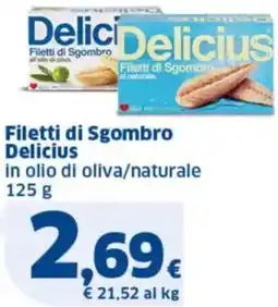 Sigma Filetti di Sgombro Delicius offerta