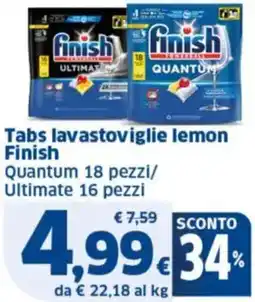 Sigma Tabs lavastoviglie lemon Finish offerta