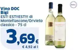 Sigma Vino DOC Bigi offerta