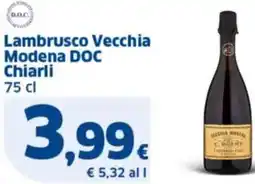Sigma Lambrusco Vecchia Modena DOC Chiarli offerta
