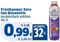 Sigma Friut&power Zero San Benedetto offerta