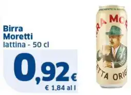 Sigma Birra Moretti offerta