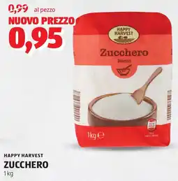ALDI Happy harvest zucchero offerta