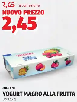 ALDI Milsani yogurt magro alla frutta offerta
