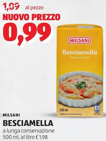ALDI Milsani besciamella offerta