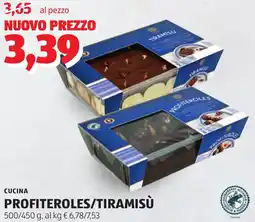 ALDI Cucina profiteroles/tiramisù offerta