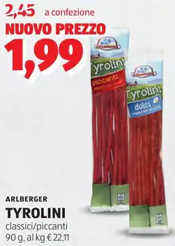 ALDI Arlberger tyrolini offerta