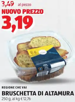 ALDI Regione che vai bruschetta di altamura offerta