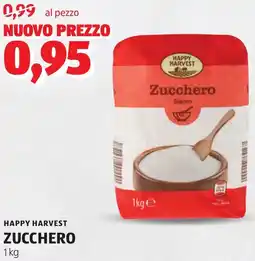 ALDI Happy harvest zucchero offerta