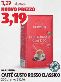ALDI Barissimo caffè gusto rosso classico offerta