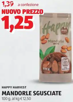 ALDI Happy harvest mandorle sgusciate offerta