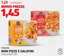 ALDI Primana mini pizze e salatini offerta