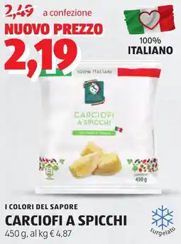 ALDI I colori del sapore carciofi a spicchi offerta