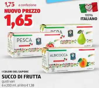 ALDI I colori del sapore succo di frutta offerta