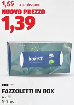 ALDI Kokett fazzoletti in box offerta