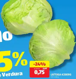 ALDI Lattuga iceberg offerta