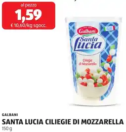 ALDI Galbani santa lucia ciliegie di mozzarella offerta
