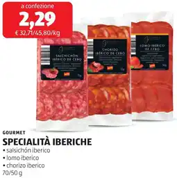 ALDI Gourmet specialità iberiche offerta