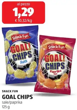 ALDI Snack fun goal chips offerta