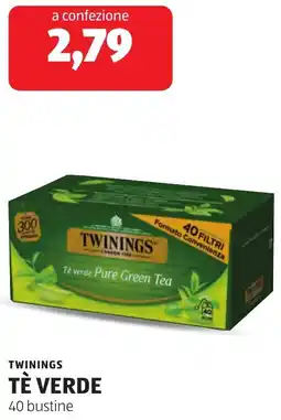 ALDI Twinings tè verde offerta