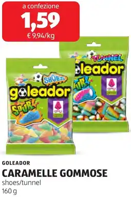 ALDI Goleador caramelle gommose offerta