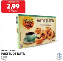 ALDI Tesoros del sur pastel de nata offerta